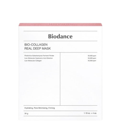 BIODANCE] Bio-Collagen Real Deep Mask Sheet 4P | The best Skin