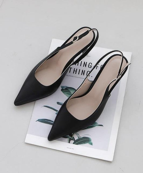 Buy Pointed Nose Slingback Ballerinas at Strictly Influential