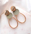 Louvre Circle Drop Earring - HOLIHOLIC