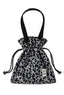 Leopard String Bucket Bag - HOLIHOLIC