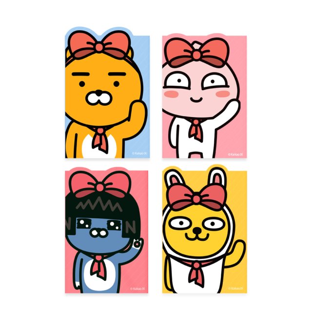 Kakao Friends Sticky Memo Pad L Holiholic Holiholic 4228