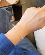 [92.5 Silver] Color Ball Necklace & Bracelet Set -Holiholic