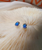 [92.5 Silver] Stone Point Stud Earrings-Holiholic