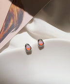[92.5 Silver] Stone Point Stud Earrings-Holiholic