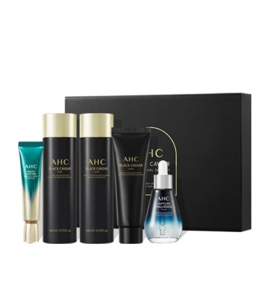 [AHC] Black Caviar Special Skincare Set