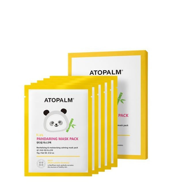 [ATOPALM] Kids Pandaring Mask Pack Sheet 5ea – Skin Care Masks & Peels by ATOPALM l HOLIHOLIC Main image