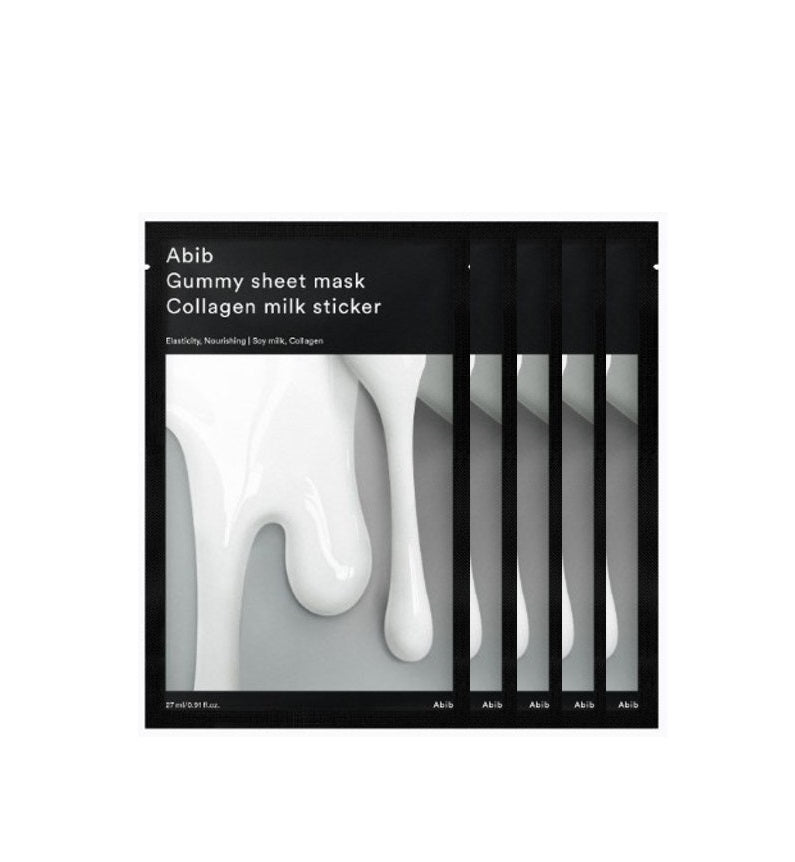 [Abib] Gummy Sheet Mask Collagen Milk Sticker -Holiholic Main image