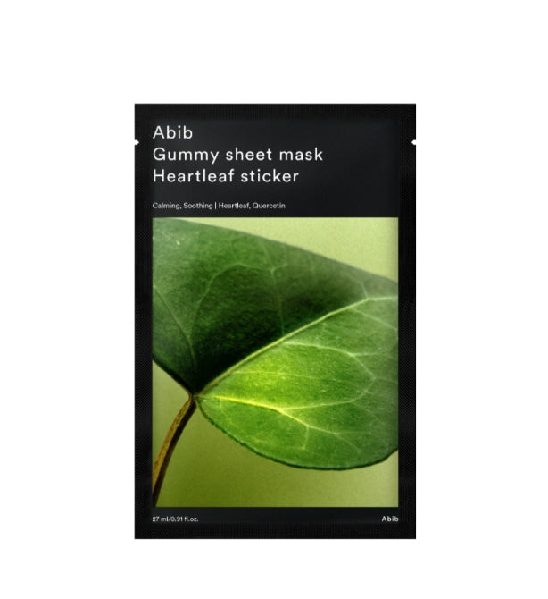 [Abib] Gummy Sheet Mask Heartleaf Sticker 1P-Holiholic Main image