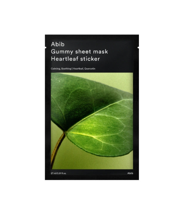 [Abib] Gummy Sheet Mask Heartleaf Sticker 1P-Holiholic