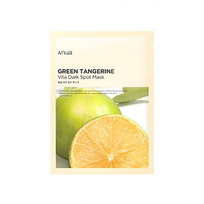 [Anua] Green Tangerine Vita Dark Spot Mask-Holiholic