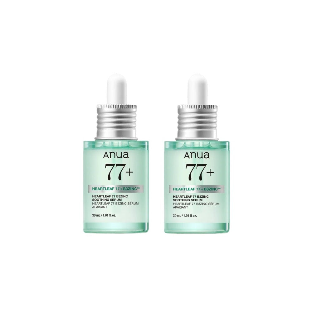 Heartleaf 77 B3Zinc Soothing Serum Double Pack