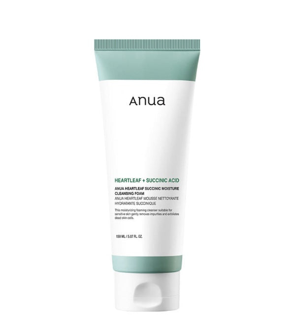 [Anua] Heartleaf Succinic Moisture Cleansing Foam-Holiholic