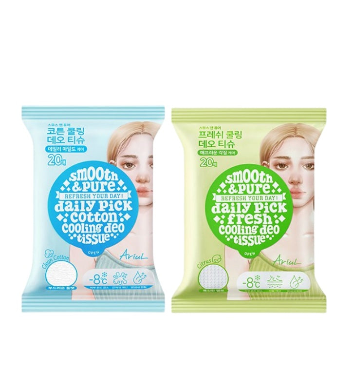 [Ariul] Smooth & Pure Deo Tissue-Holiholic