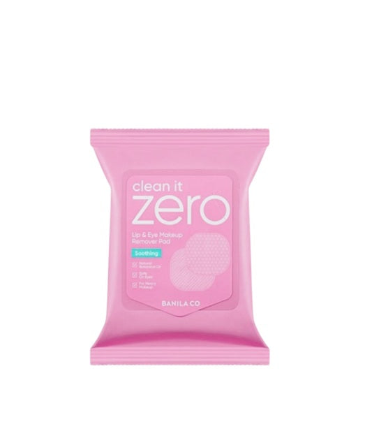 [BANILA CO] Clean It Zero Soothing Lip & Eye Makeup Remover Pad-Holiholic