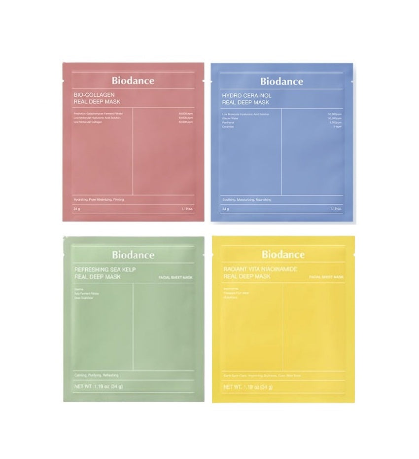 [BIODANCE] Real Deep Mask Variety Pack-Holiholic Main image