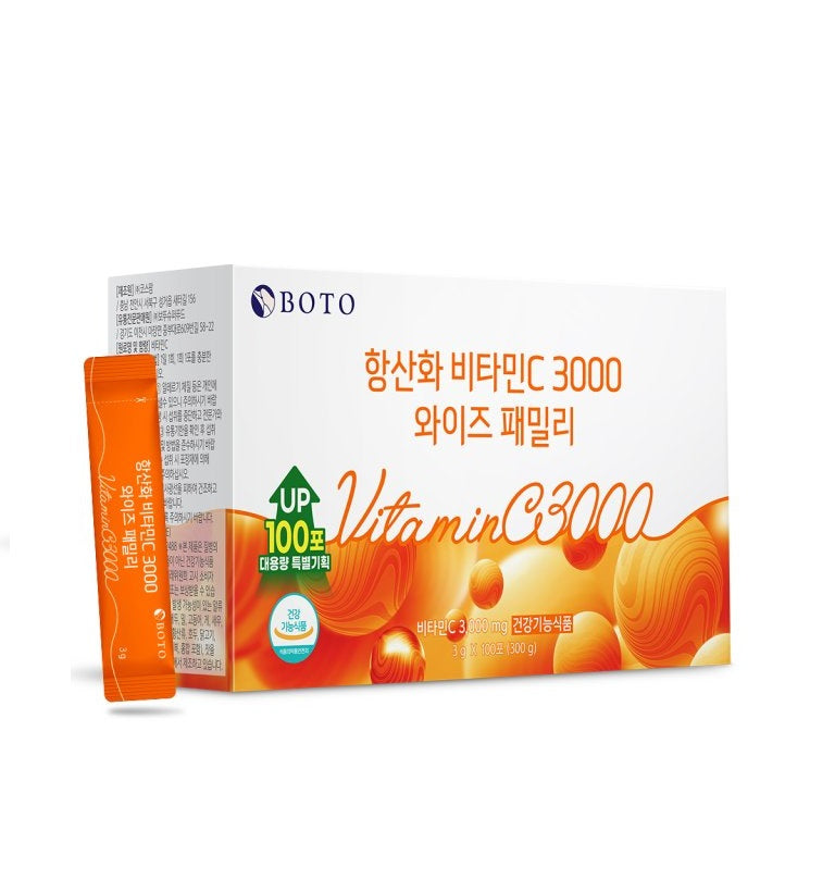 [BOTO] Family Vitamin C 3000 3g x 100sticks-Holiholic