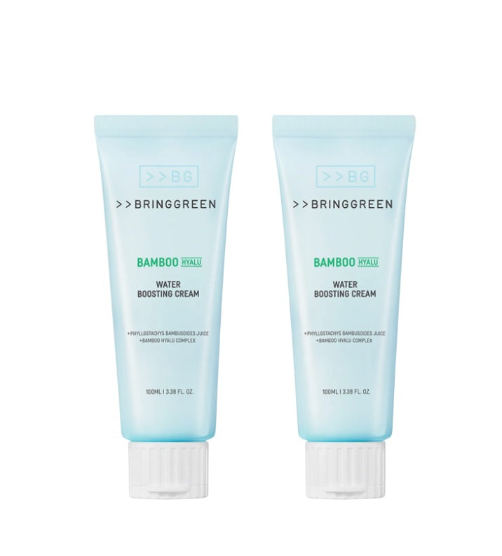 [BRINGGREEN] Bamboo Hyalu Water Boosting Cream 100ml Double Pack-Holiholic Main image