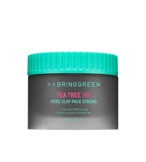 [BRINGGREEN] Tea Tree Pore Clay Mask Pack Strong 100g – Skin Care Masks & Peels by BRINGGREEN l HOLIHOLIC
