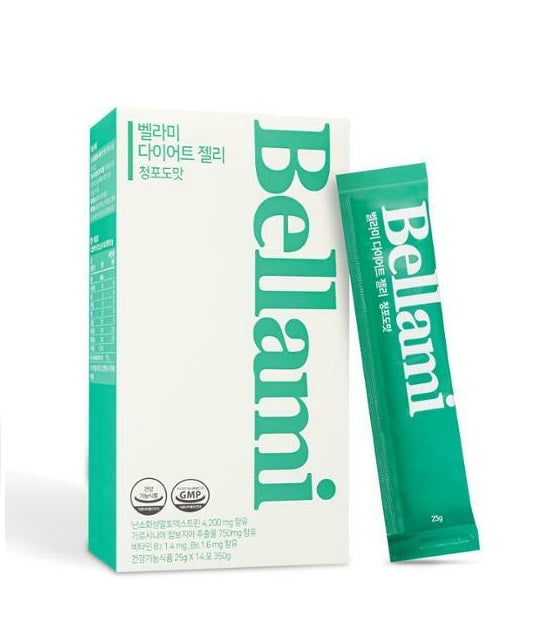 [Bellami] Diet Jelly #Green Grape 14 Sticks-Holiholic