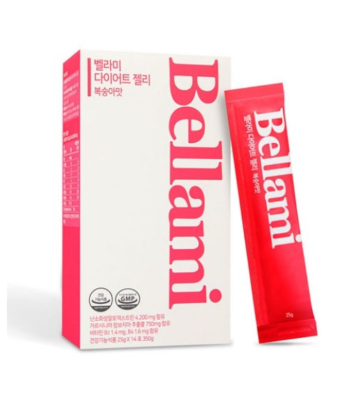 [Bellami] Diet Jelly #Peach Flavor 14 Sticks -Holiholic