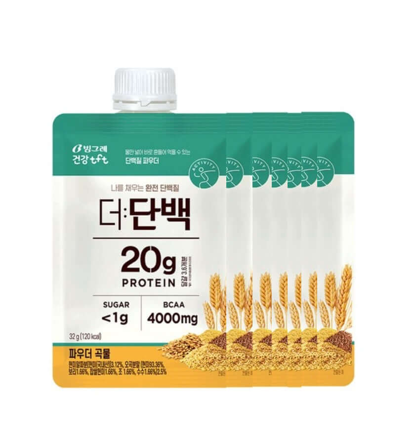 [Binggrae] The Protein Powder Pouch Multi Grain 7ea – Health & Wellness by Binggrae l HOLIHOLIC