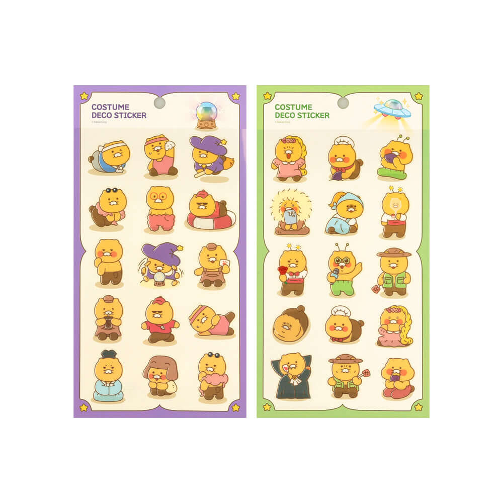 Kakao Friends 1+1 Byulbyul Choonsik Costume Decor Sticker