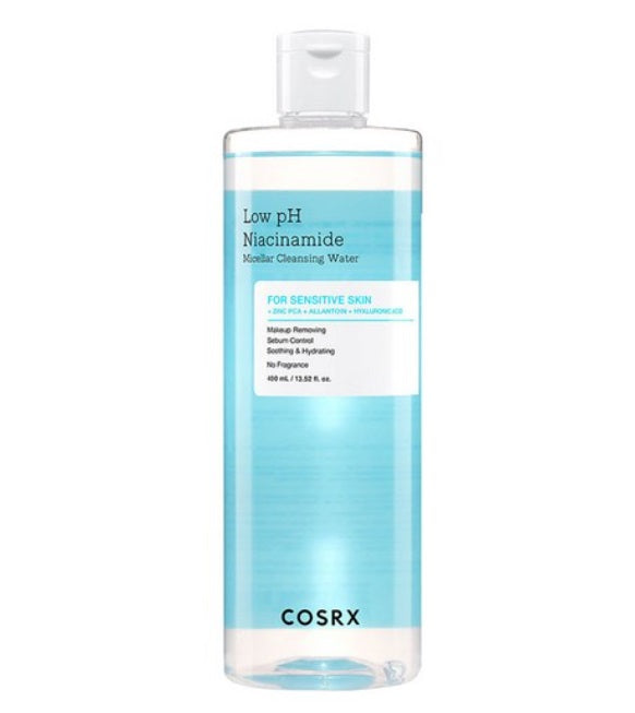 [COSRX] Low pH Niacinamide Micellar Cleansing Water 400ml – Facial Cleansers by COSRX l HOLIHOLIC