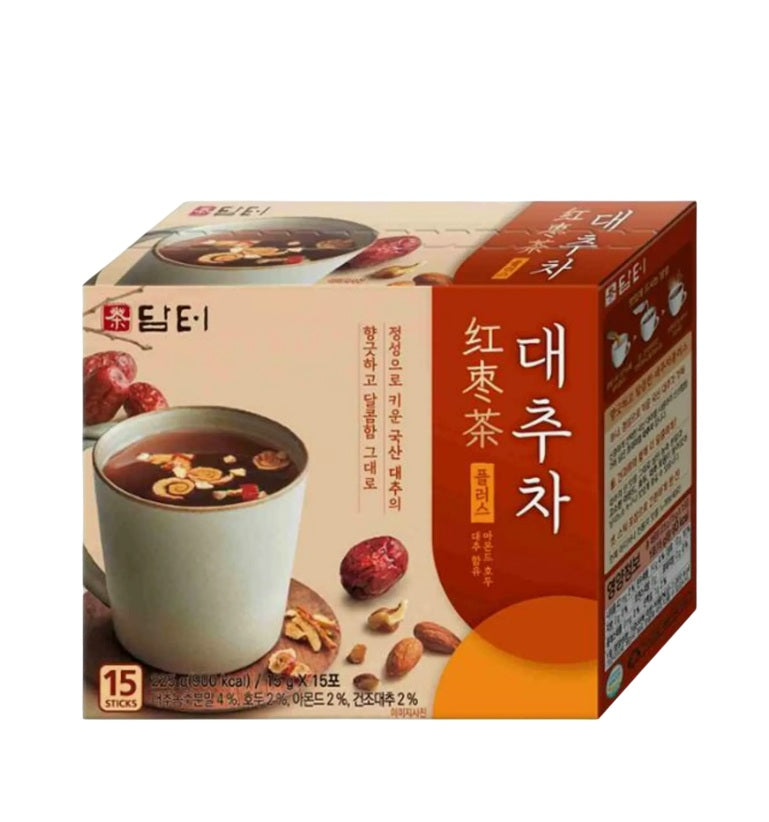 [DAMTUH] Korean Traditional Jujube Tea Plus 15 Sticks – Tea & Infusions by DAMTUH l HOLIHOLIC