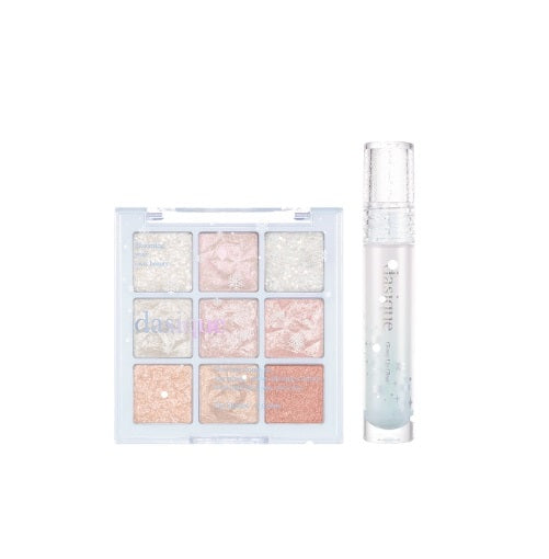 [DASIQUE] Holiday Snow Ball Shadow Palette + Lip Gloss Set -Holiholic