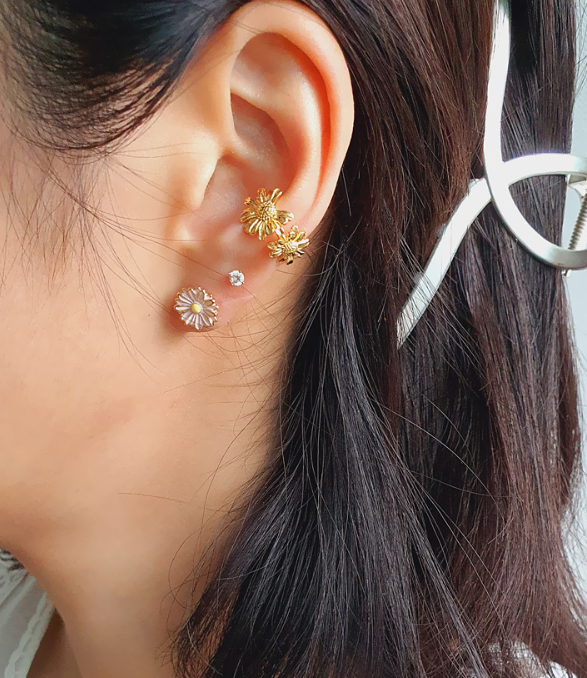 Dandelion Ear Cuff Secondary image