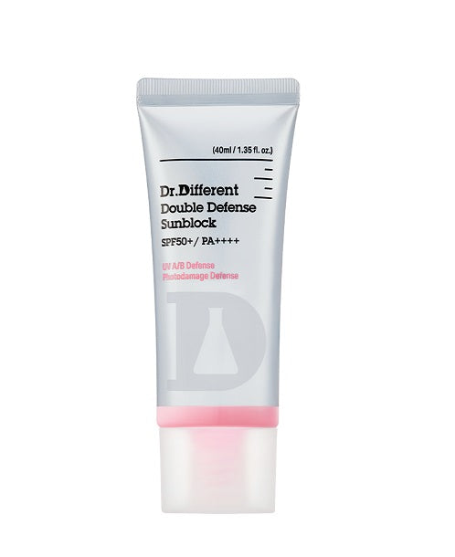 [Dr.Different] Double Defense Sunblock SPF50+ PA++++ 40ml-Holiholic Main image