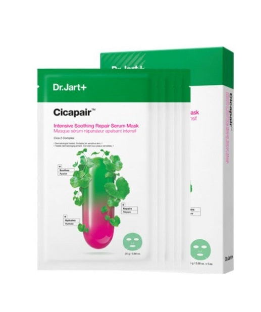 [Dr.Jart+] Cicapair Intensive Soothing Repair Serum Mask 5ea-Holiholic