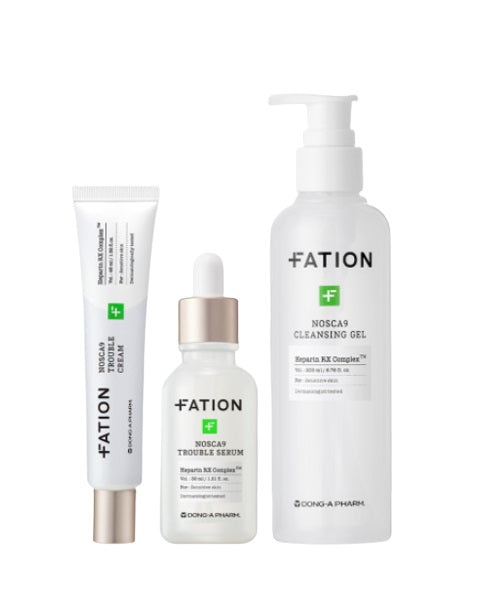 [FATION] Nosca9 Trouble Serum + Cream + Cleansing Gel Set | The best ...