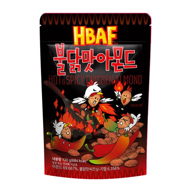 HBAF hot & spicy chicken almond