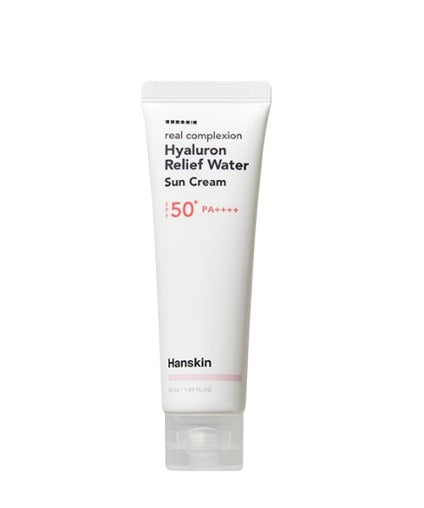 [Hanskin] Real Complexion Hyaluron Relief Water Sun Cream SPF50+ PA++++-Holiholic Main image