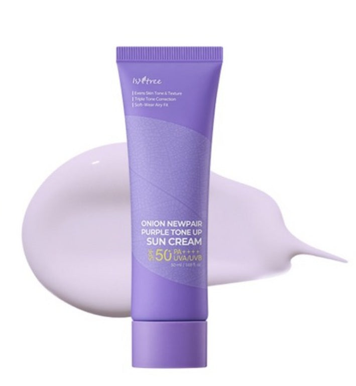 [ISNTREE] Onion Newpair Purple Tone Up Sun Cream -Holiholic Main image