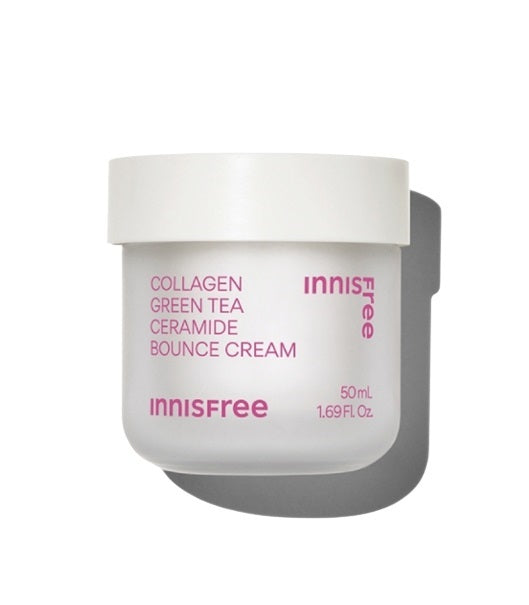 [Innisfree] Collagen Green Tea Ceramide Bounce Cream 50ml-Holiholic Main image