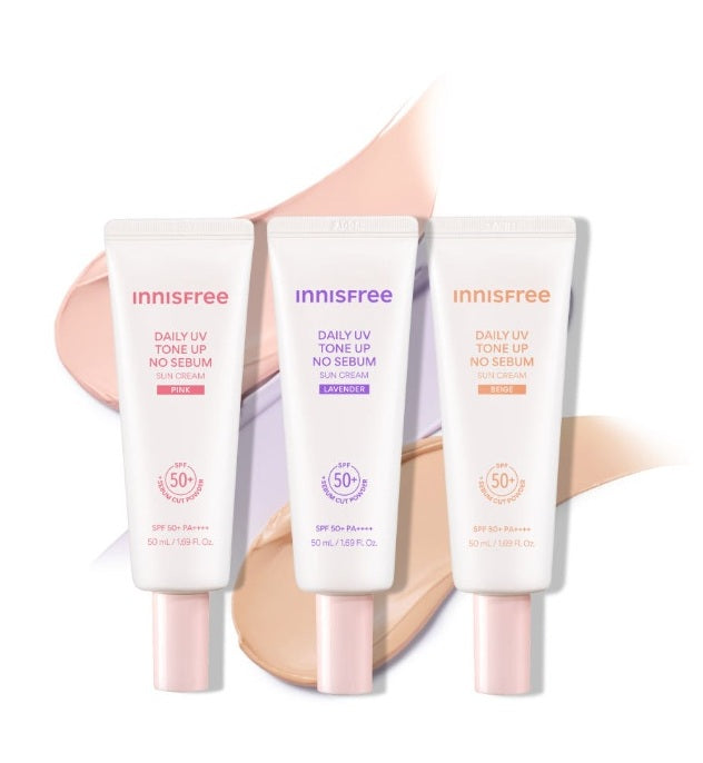 [Innisfree] Daily UV Tone Up No Sebum Sun Cream 50ml-Holiholic Main image