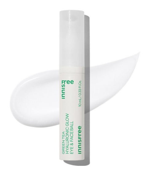 [Innisfree] Green Tea Hyaluronic Glow Eye & Faceball 10ml-Holiholic-Holiholic