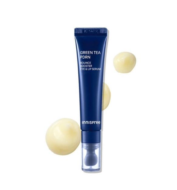 [Innisfree] Green Tea PDRN Bounce Booster Eye & Lip Serum-Holiholic