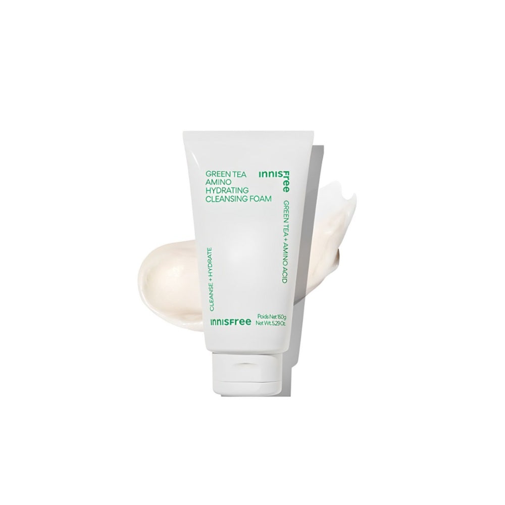 [Innisfree] Green Tea Amino Hydrating Cleansing Foam-Holiholic