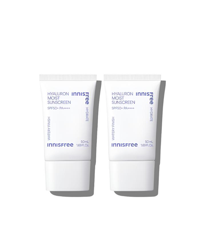 [Innisfree] 1+1 Hyaluron Moist Sunscreen SPF50+ PA++++ 50ml – Sunscreen by Innisfree l HOLIHOLIC