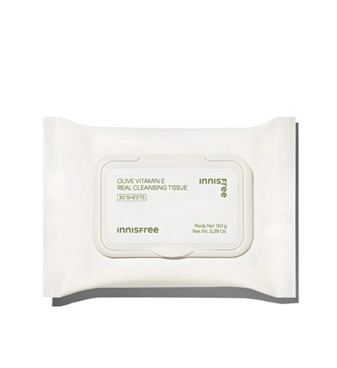 [Innisfree] Olive Vitamin E Real Cleansing Tissue-Holiholic