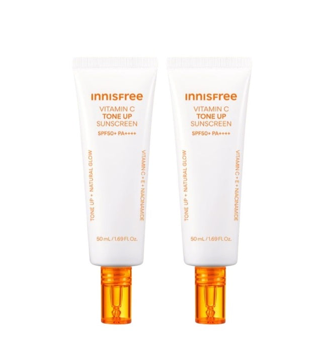 [Innisfree] 1+1 Vita C Tone Up Sunscreen 50ml – Sunscreen by Innisfree l HOLIHOLIC