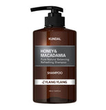 [KUNDAL] Honey & Macadamia Nature Shampoo #Ylang Ylang 500ml