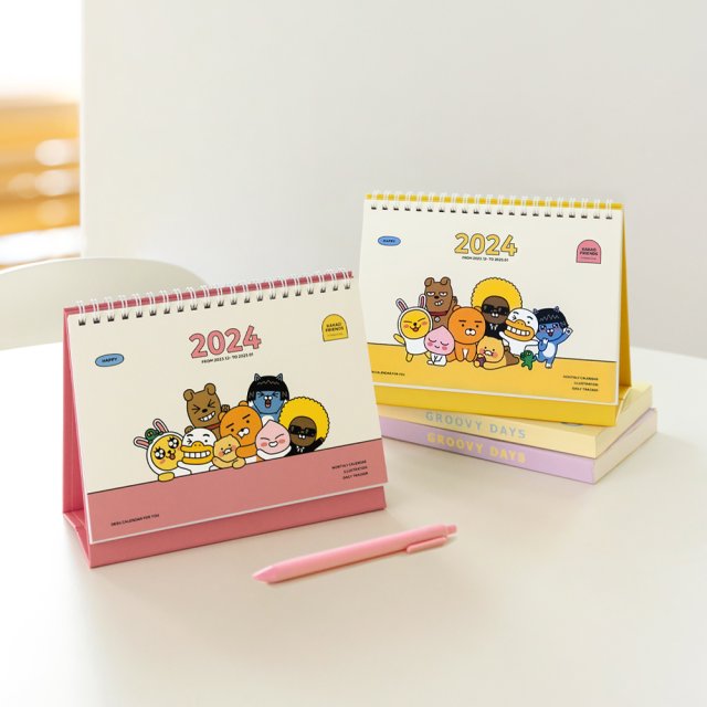 [Kakao Friends, Little Friends] 2024 Small Desk Calendar-Holiholic