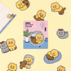 [Kakao Friends, Little Friends] 1+1 Choonsik Big Point Removable Sticker – Stationery by Kakao Friends l HOLIHOLIC
