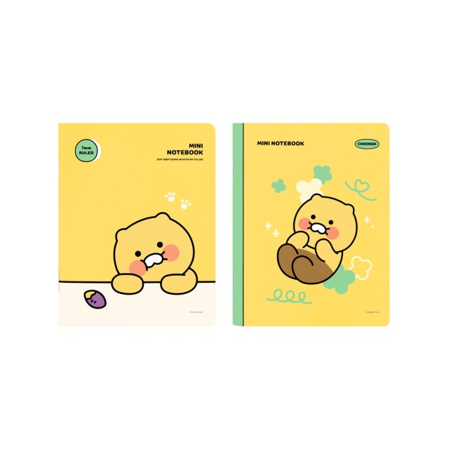 [Kakao Friends, Little Friends] Choonsik Mini Notebook Set – Stationery by Kakao Friends l HOLIHOLIC
