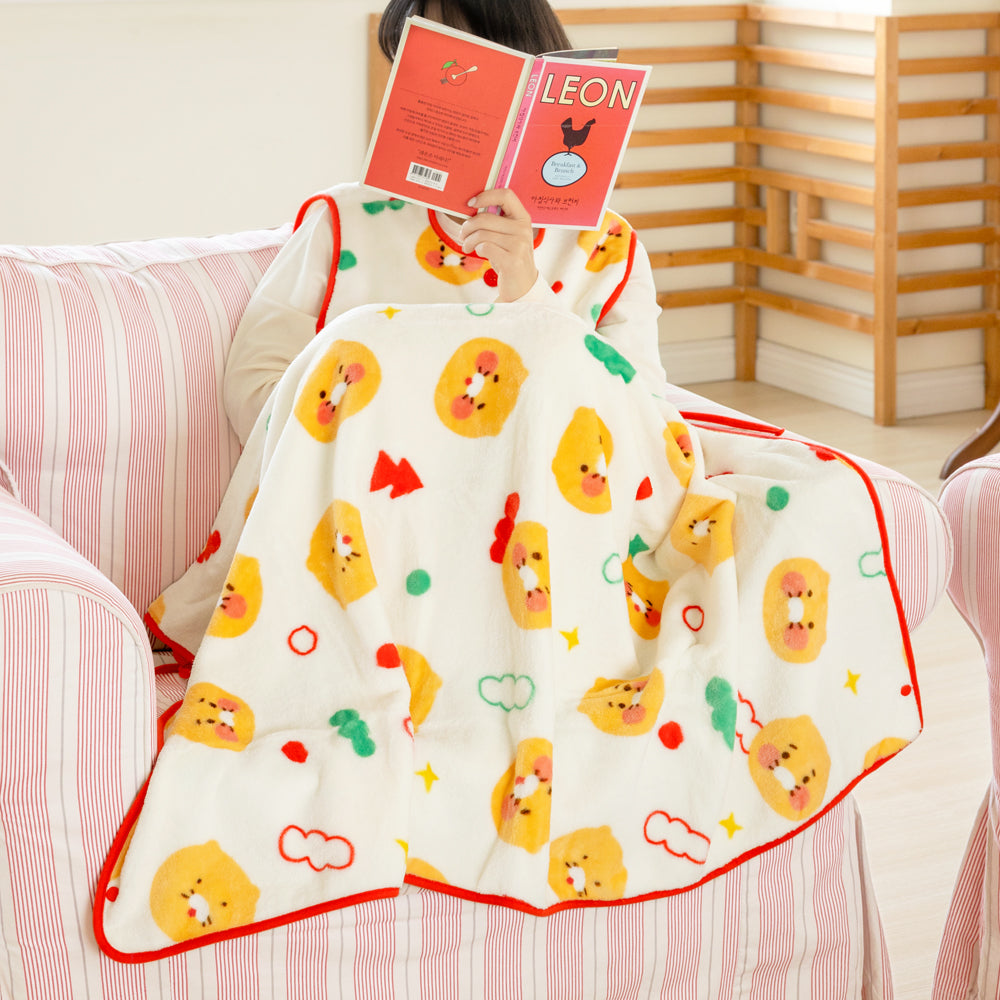 [Kakao Friends, Little Friends] Cozy Mini Blanket-Holiholic Main image