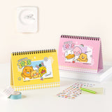 [Kakao Friends, Little Friends] Say Cheese 2025 Small Desk Calendar-Holiholic